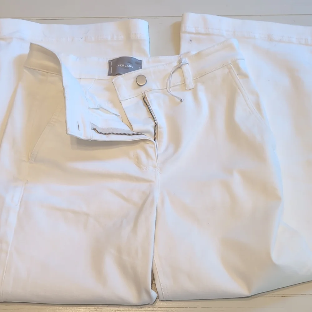 Everlane | Wide Leg Crop Pants In Bone - Picture 2 of 6